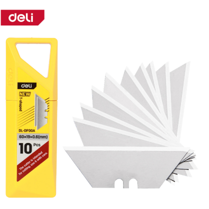 

Deli Utility Knife Blades Set 10 Pcs / Deli Isi Ulang Cutter EDL-DP30A