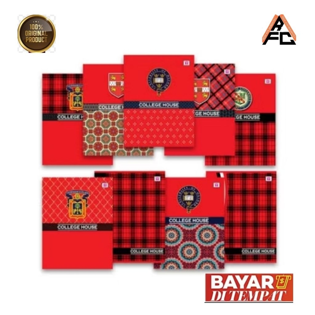 

(5 pcs) Buku Tulis Campus Tiara 100 Lembar Kuarto Pendek