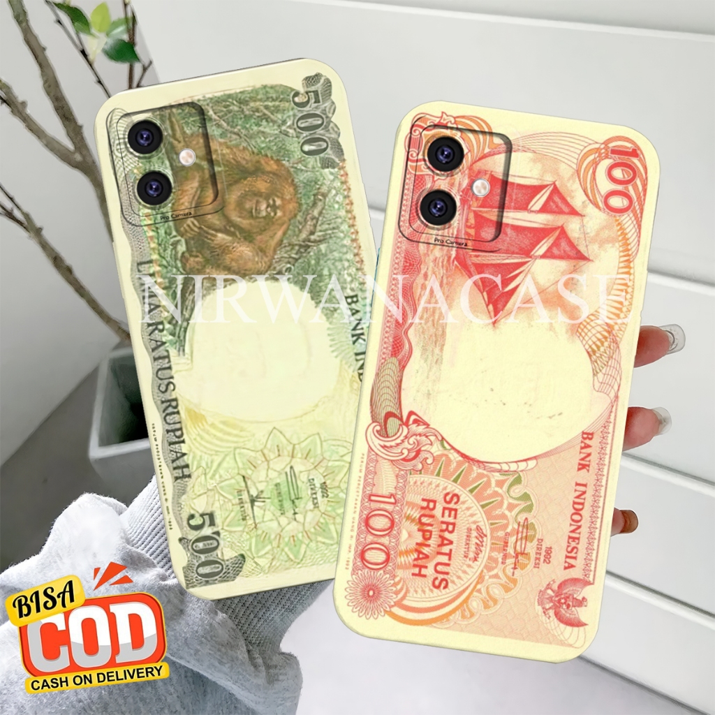 Case Hp Samsung A06 - A05 - A04 - A04E - A03 - A03 Core - A02 - M02 - A01 - A01 Core Motif Uang jadu