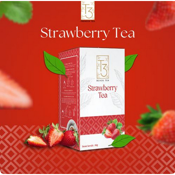 

T3 Teh Hitam Celup Rasa Stroberi (Strawberry Black Tea)