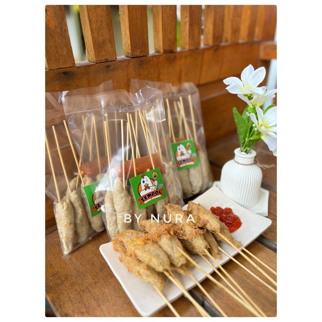 SEMPOL AYAM SAYUR Premium 1 bungkus isi 10 tusuk (Free saos )