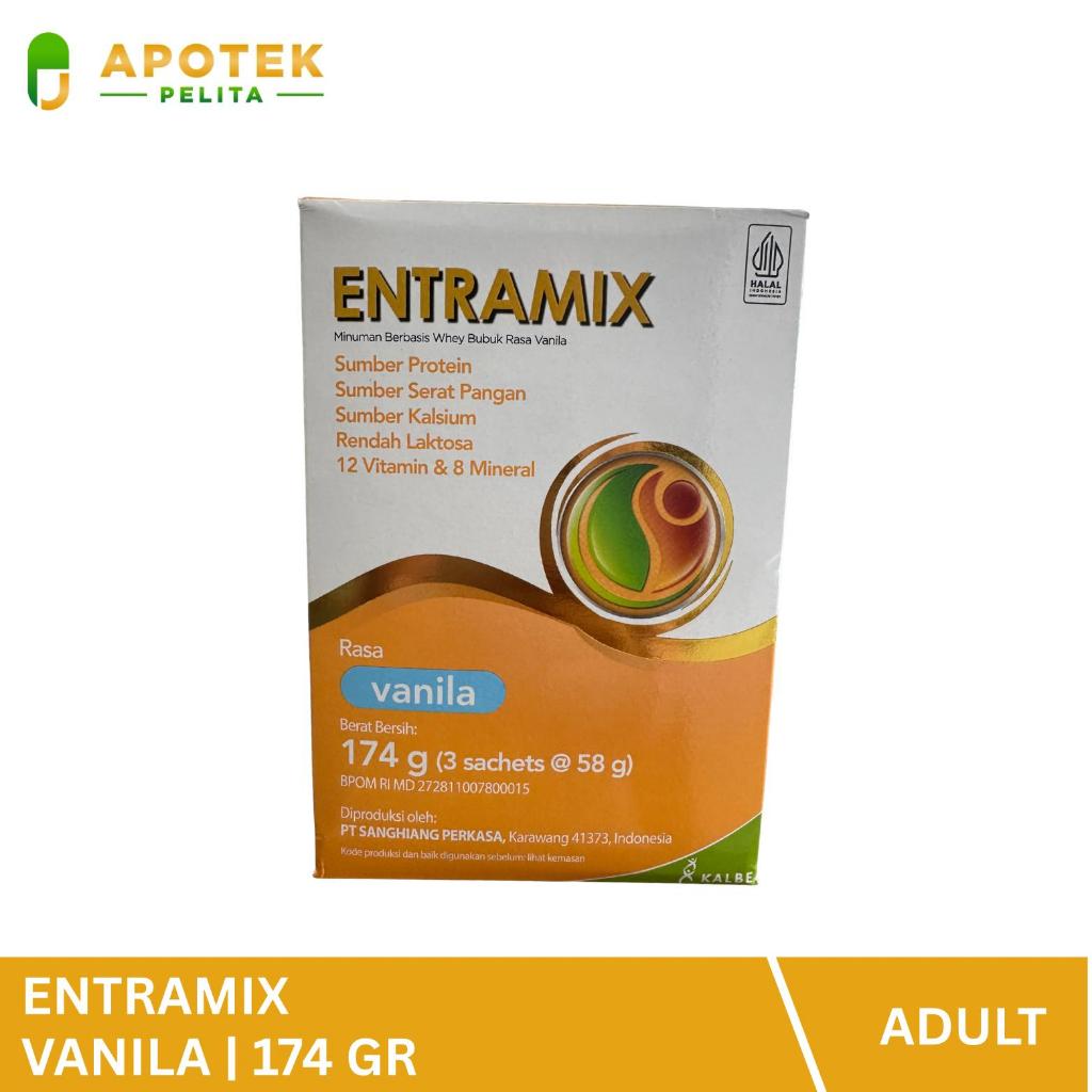 

Entramix Vanila 174 Gram - Susu Penambah Nutrisi Lansia dan Malnutrisi