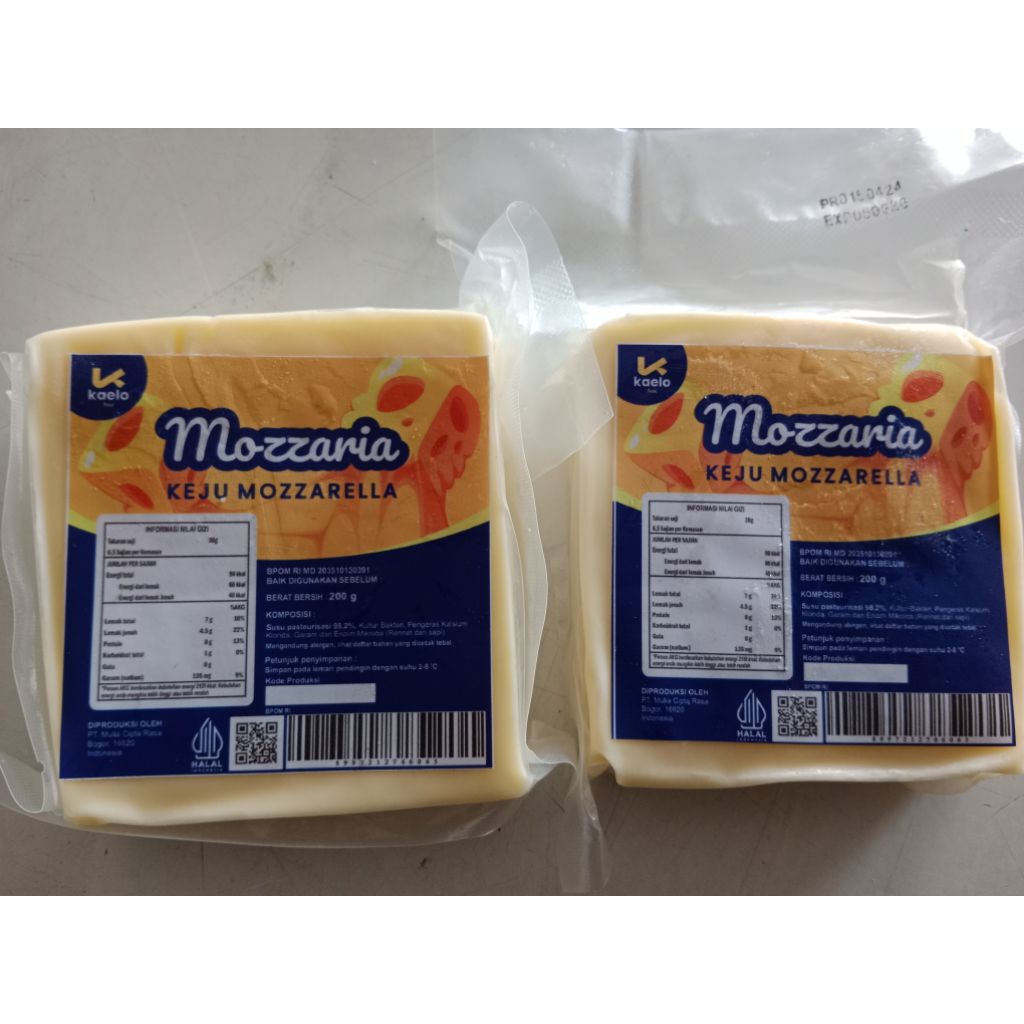 

Keju mozzarella mozzaria 200 gr