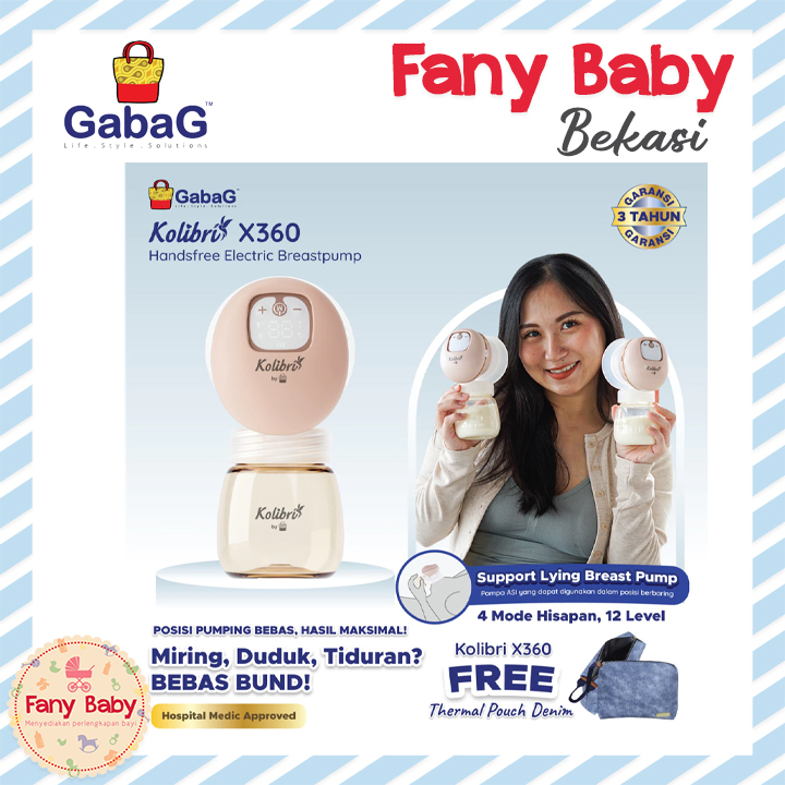 GABAG X360 POMPA ASI KOLIBRI ELECTRIC BREASTPUMP