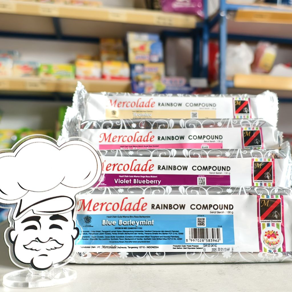 

Mercolade Chocolate Rainbow 150Gr / Coklat Warna Mercolade 150Gr