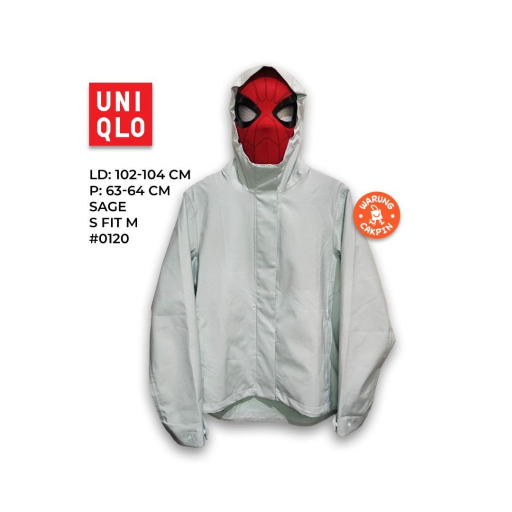 UNIQLO BLOCKTECH Jaket pria wanita size S fit M