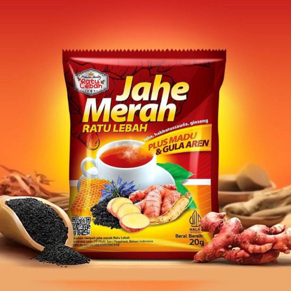 

Jahe Merah Gula Aren Ratu Lebah 10 Sachet
