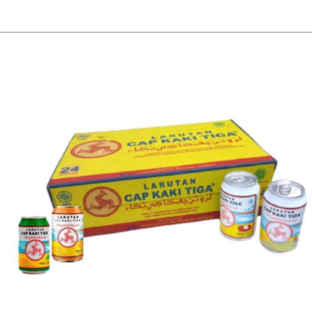 

Larutan Cap Kaki Tiga Kaleng [1 Dus/24 Kaleng]