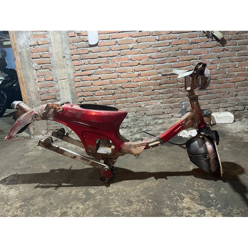 Rangka c70 Pnp mesin Supra 125 kph
