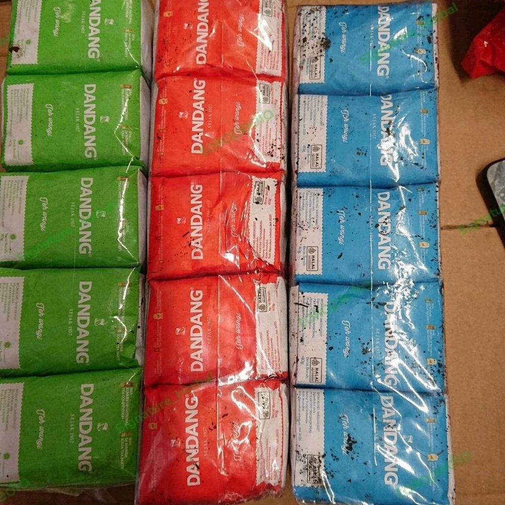 

Teh cap dandang 40 gram 10 pcs biru