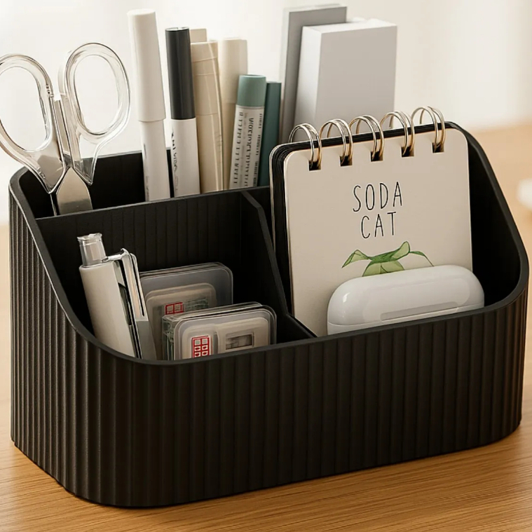 

Office Desk Organizer PLA 3D Print | Dudukan Alat Tulis & Gadget | Organizer Meja Estetik & Multifungsi