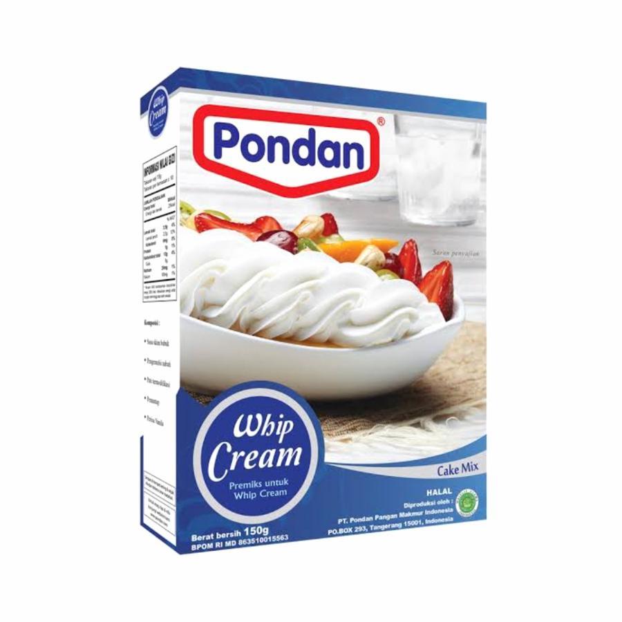 

Pondan Whip Cream ukuran 150gram