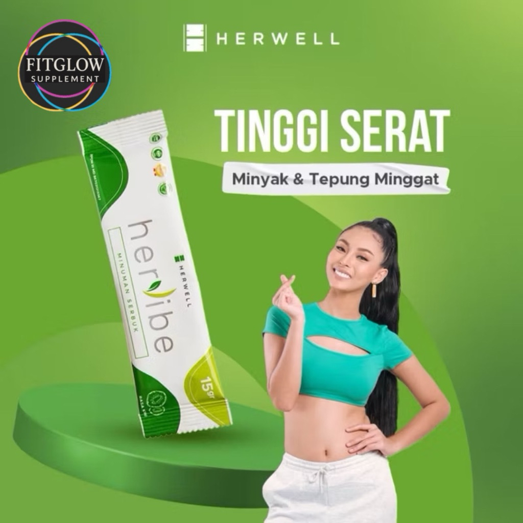 

(ECER 1 SACHET) HERVIBE HERSLIM Herwell HALAL BPOM Susu Diet Pengganti Sarapan Pelangsing Slimming Detox