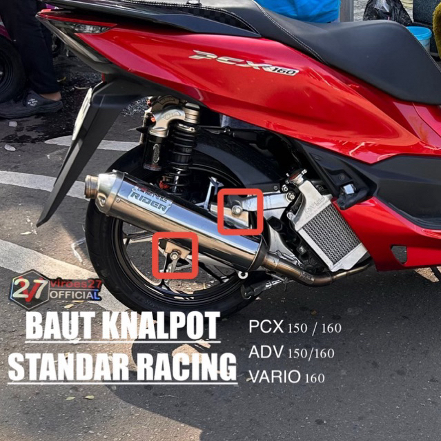 BAUT KNALPOT PCX ADV VARIO 160