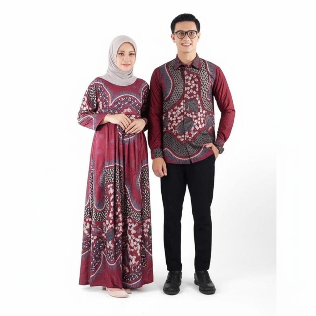 Baju Batik Couple Modern Pasangan Keluarga Premium Jumbo