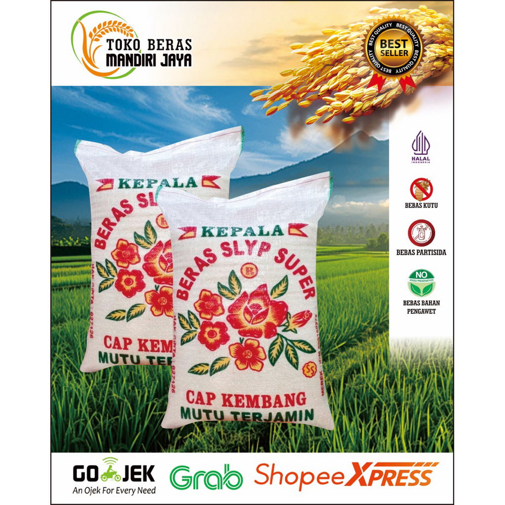 

Beras Slyp Super Kembang Tersedia mulai dari 5Kg 10Kg 20Kg