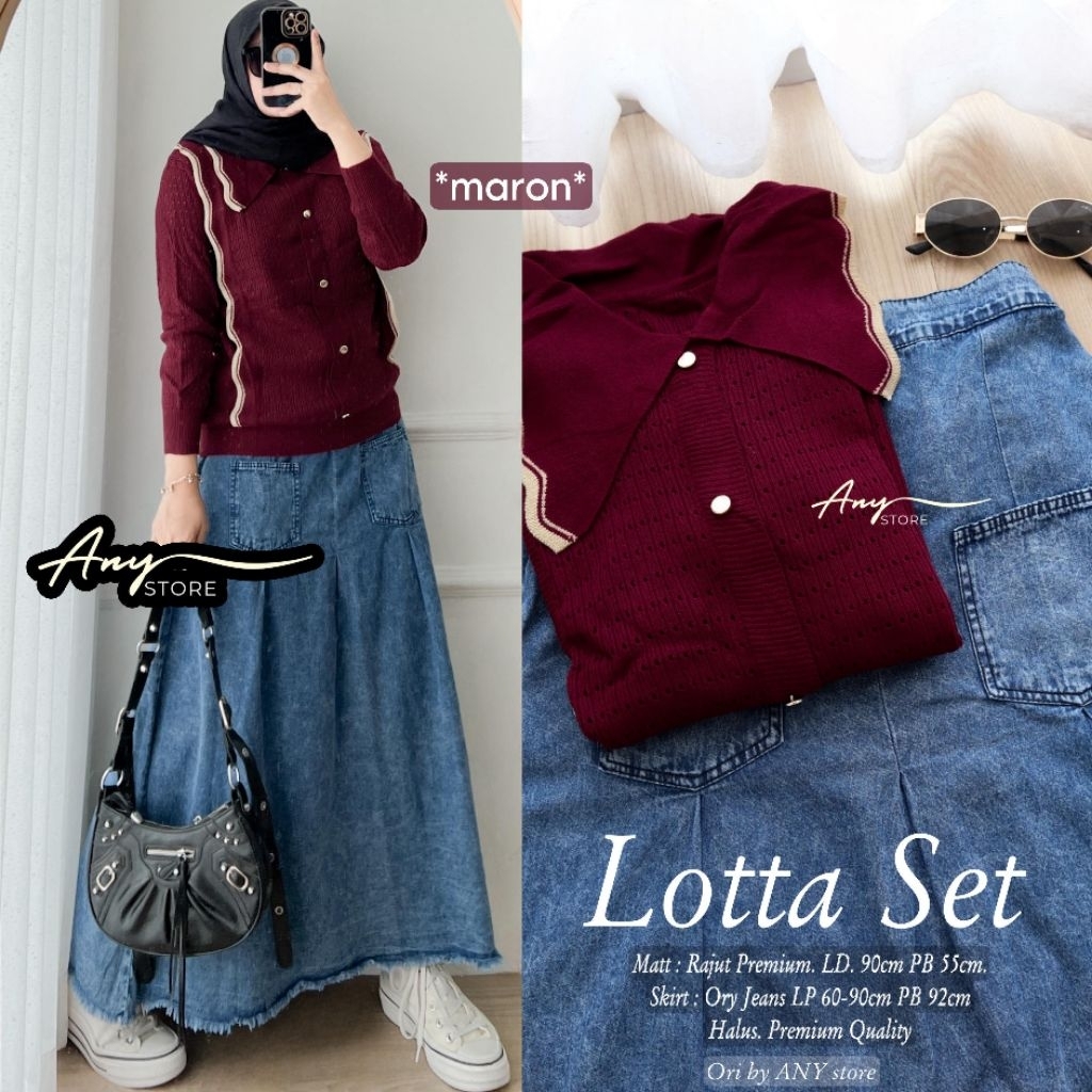 LOTTA SET ORIGINAL BY ANY // LOTTA SETELAN WANITA BEST SELLER