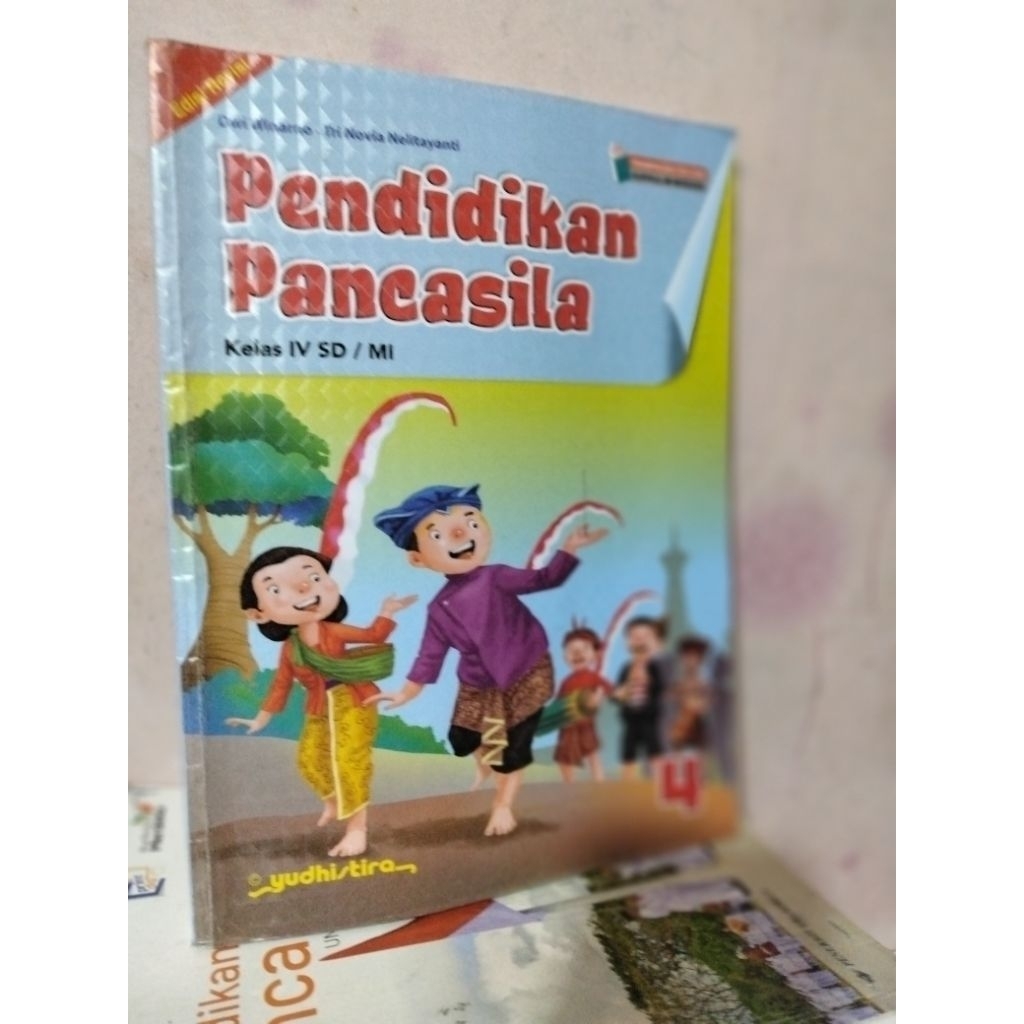 buku ppkn/pendidikan Pancasila kelas 4/IV sd mi kurikulum merdeka 2024