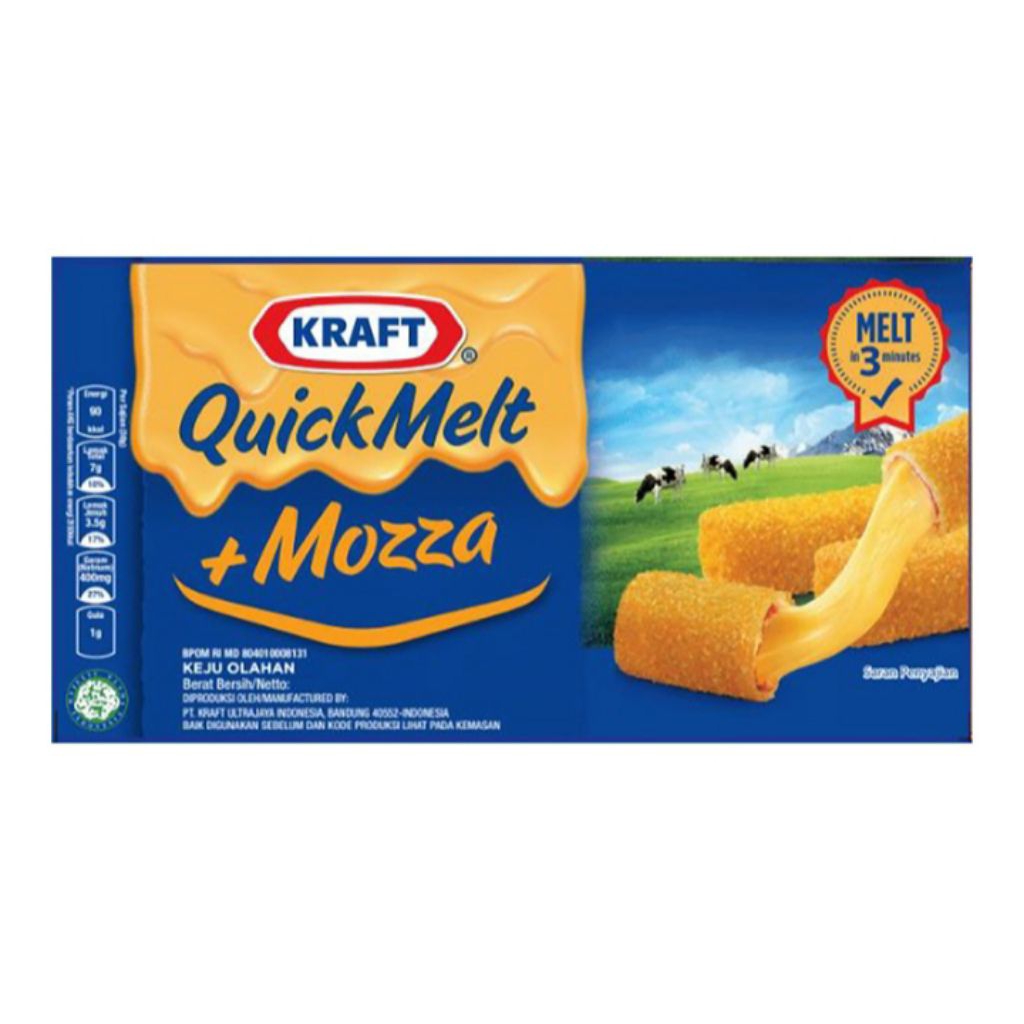 

KRAFT KEJU QUICK MELT MOZZA BOX 150GR