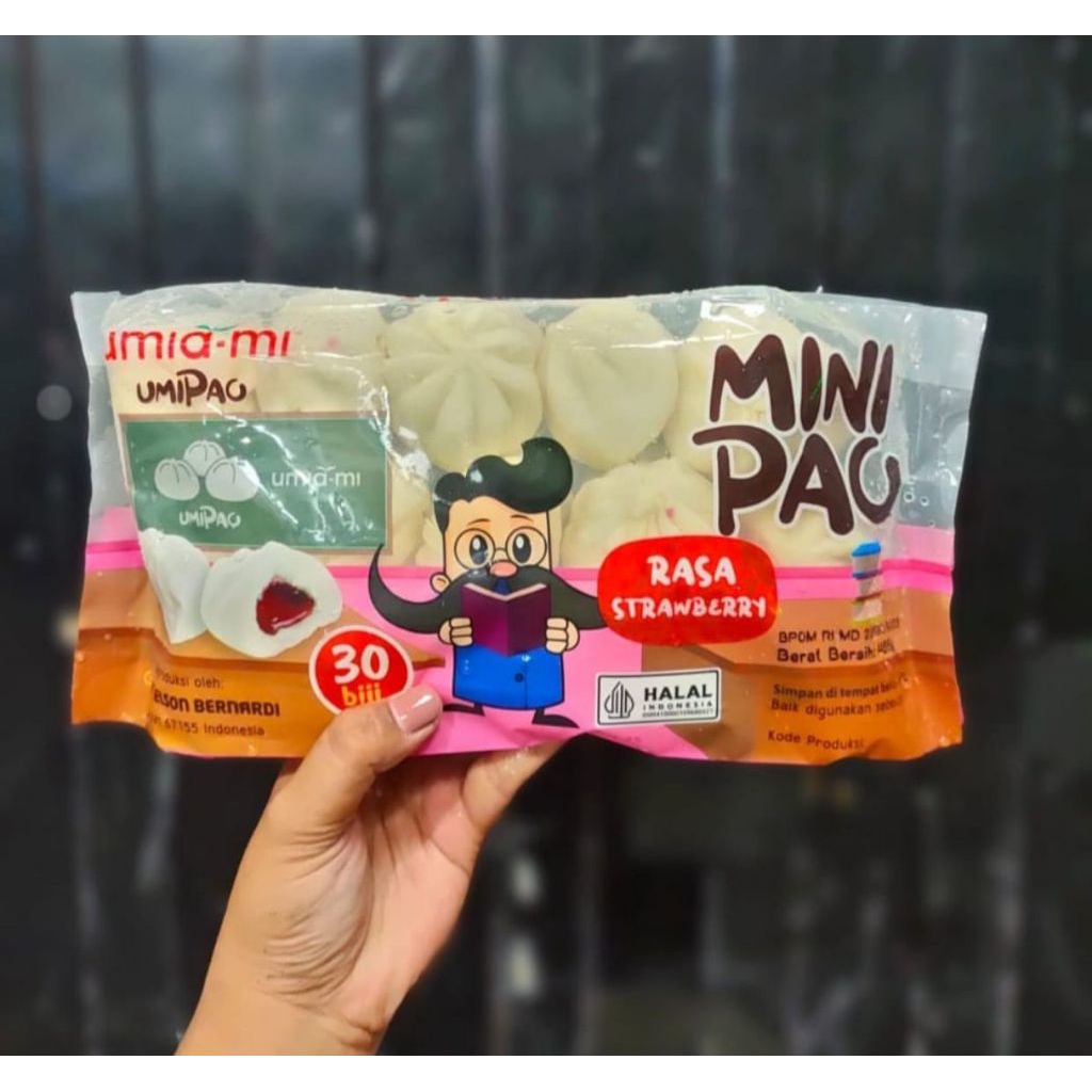 

umiami minipao strawberry isi 30 pcs