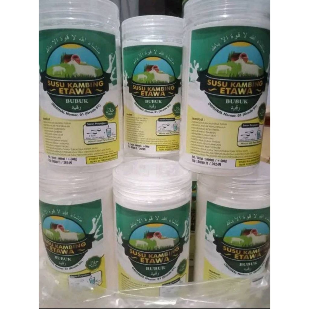 

Susu Bubuk kambing Etawa murni 500 gr original