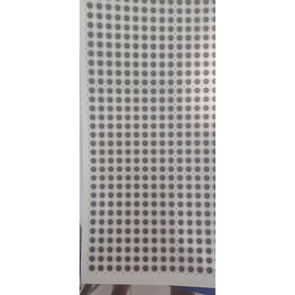 

cetak segel warranty 1x1cm