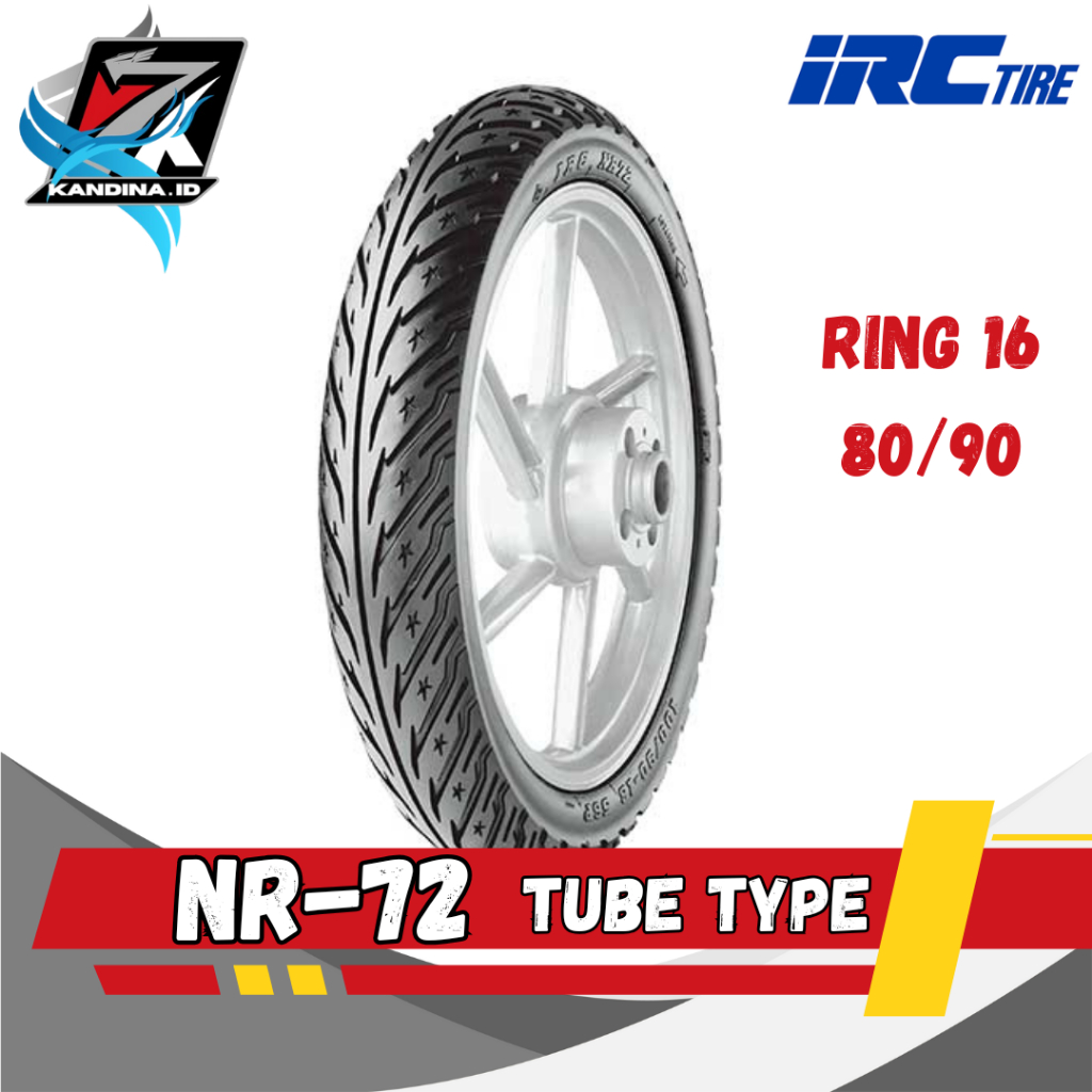 Ban IRC NR 72 Ring 16 Tubetype Motor Bebek Supra Jupiter Vega ring 16