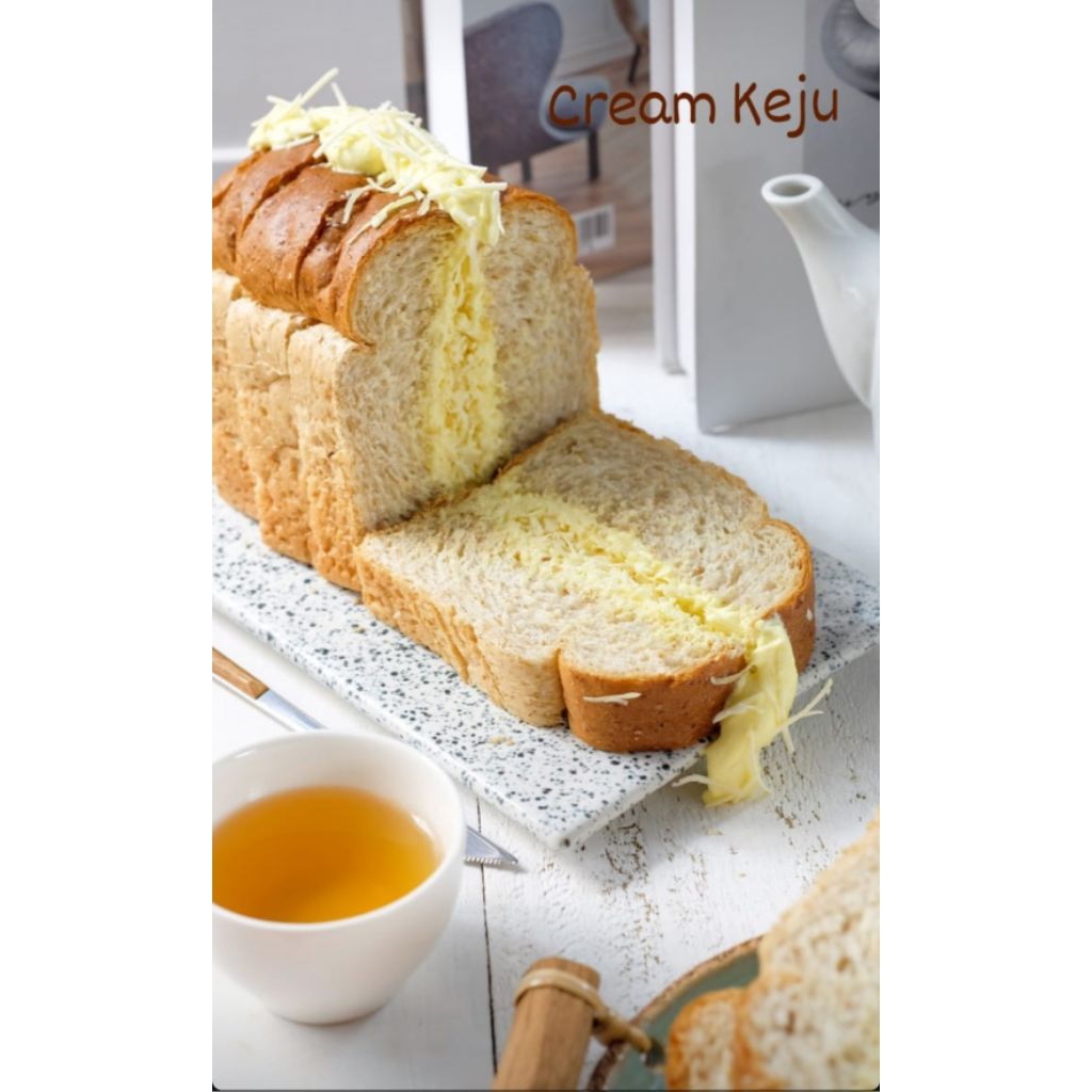 

Roti Gandum Cream Keju / 8 Slices