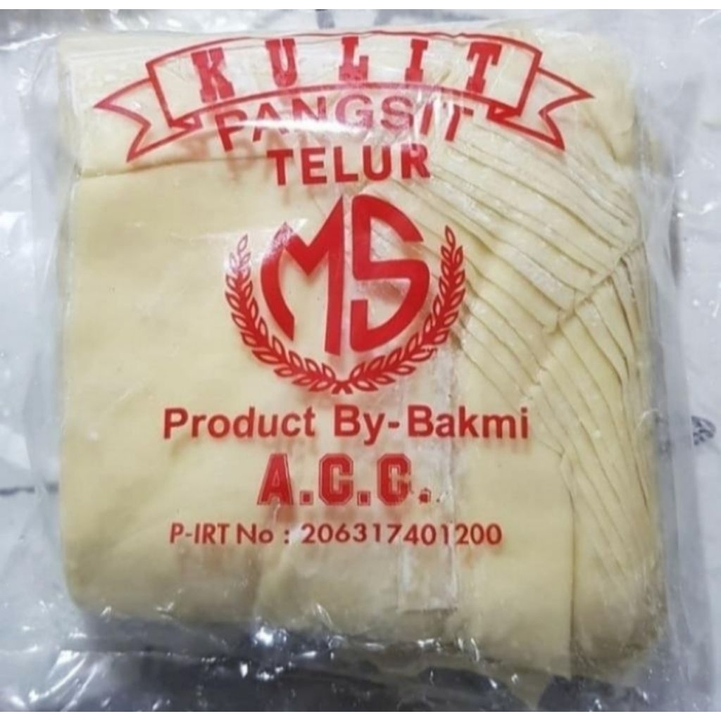 

Kulit Pangsit Telur MS isi 50lbr 500gr