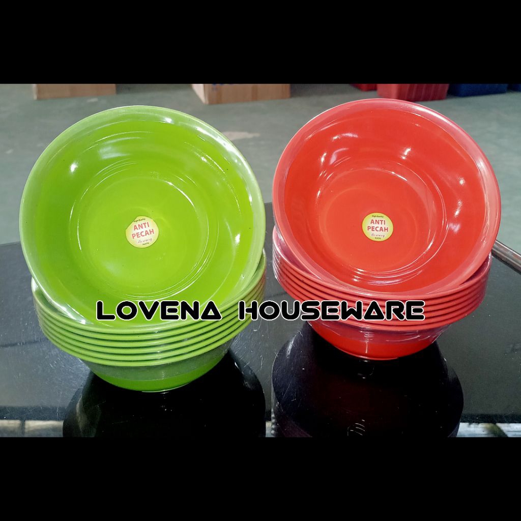 Mangkok Semi Melamin Kecil 12pcs / Paket Hemat Mangkuk 1 Lusin