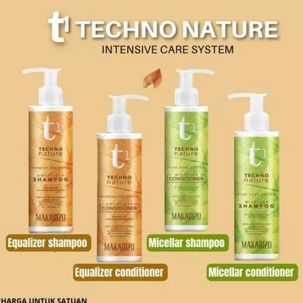 MAKARIZO T1 TECHNO NATURE SHAMPOO & CONDITIONER 180ML