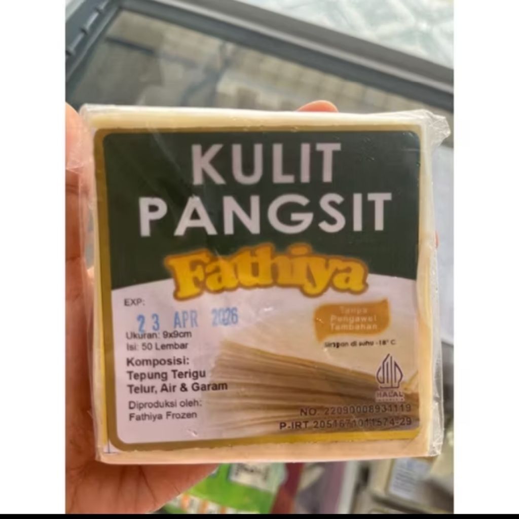 

kulit pangsit fathiya 9 cm isi 40 lembar