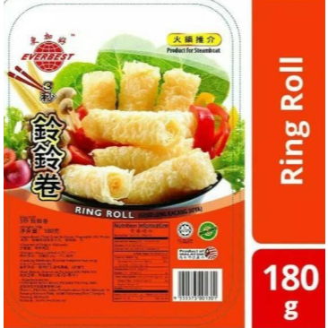 

Everbest Ring Roll Steamboat Vegetarian Ling Ling Juan Kembang Tahu Gu Beancurd