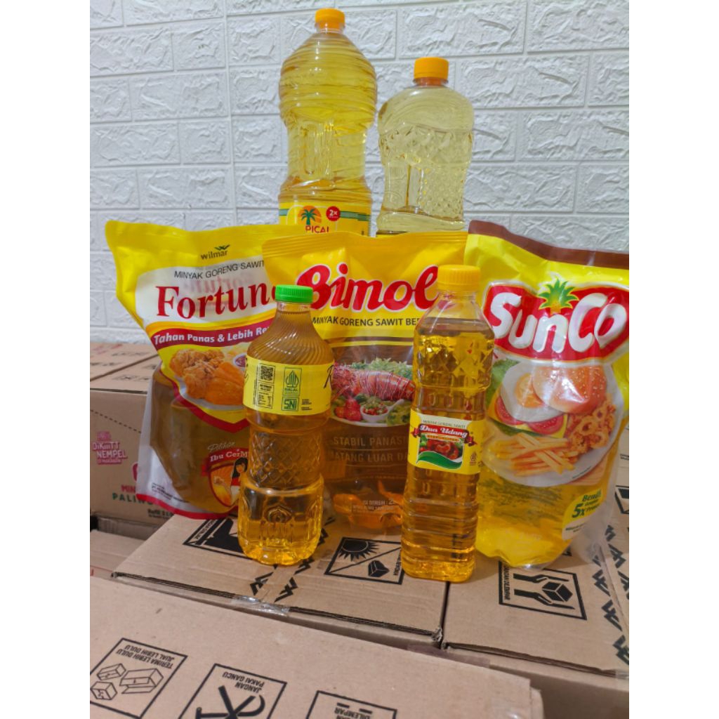 

Aneka minyak goreng premiun murni 1 dus