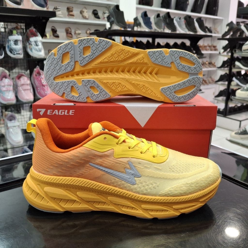 EAGLE Sepatu Running | Banderas | Kuning Jingga