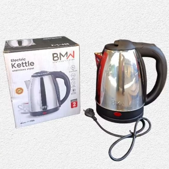 TEKO LISTRIK / TERMOS LISTRIK 2 liter STAINLESS STEEL BMW