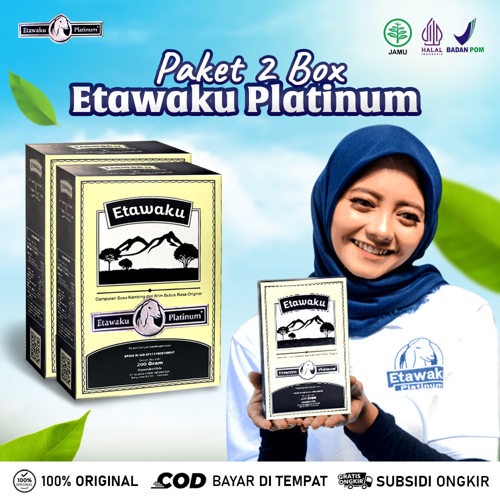 

Etawaku Platinum Susu Kambing Etawa Atasi Nyeri Sendi Sesak Nafas Kesehatan 100% Asli Original