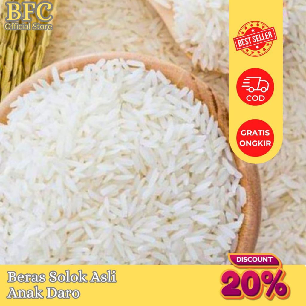 

(BFC) Beras Solok Anak Daro Asli Kualitas Terbaik