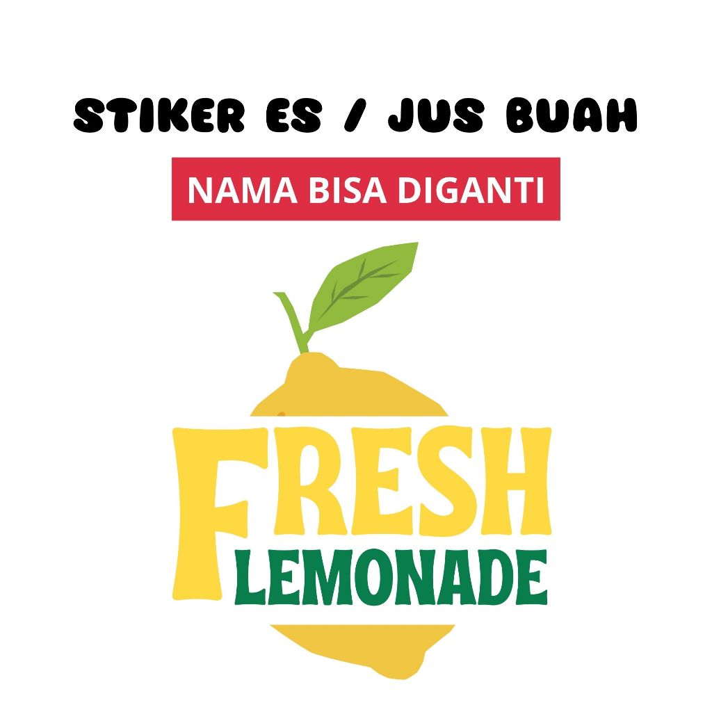 

Stiker Cup Jus Buah & Es Buah – Desain Lucu, Tahan Air, Cocok untuk UMKM