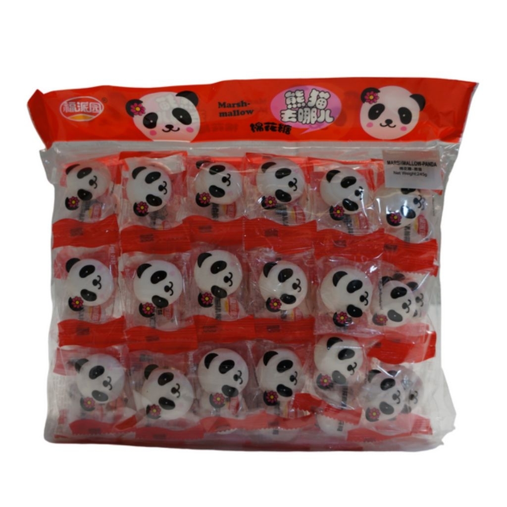 

Marshmallow Panda 245 Gram Isi 70 pcs( Varian Random )