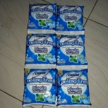 Charm Cooling Fresh renceng 2 PAD isi 6 sachet