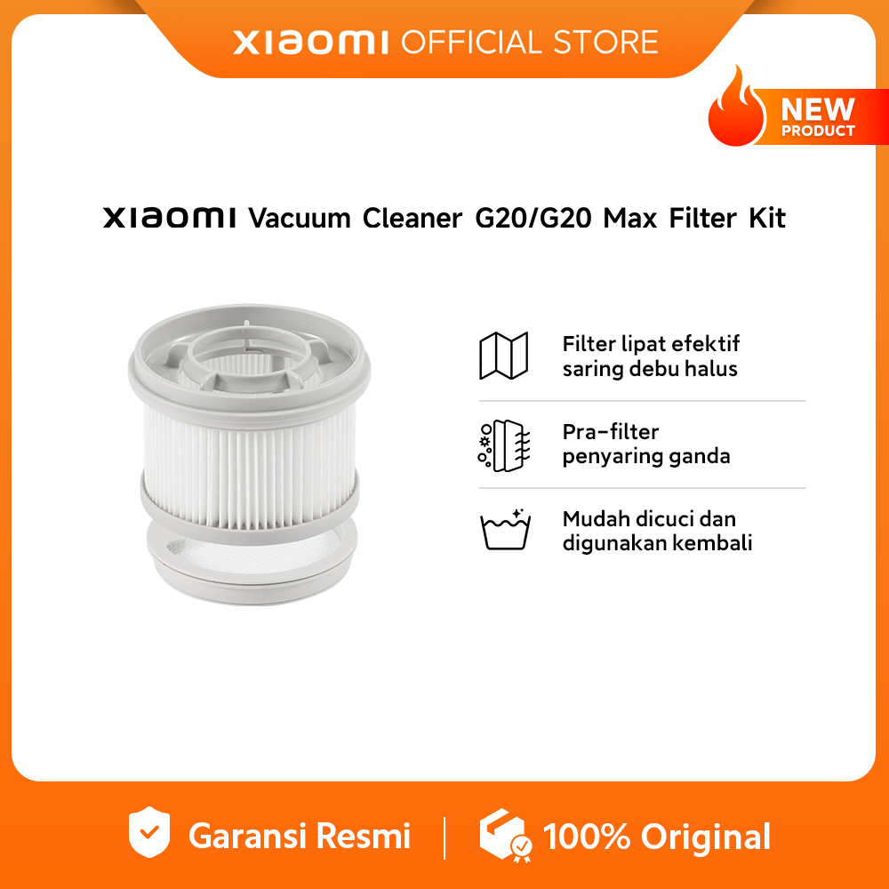 Xiaomi Vacuum Cleaner G20/G20 Max Filter Kit | Filter lipat efektif saring debu halus | Pra-filter p