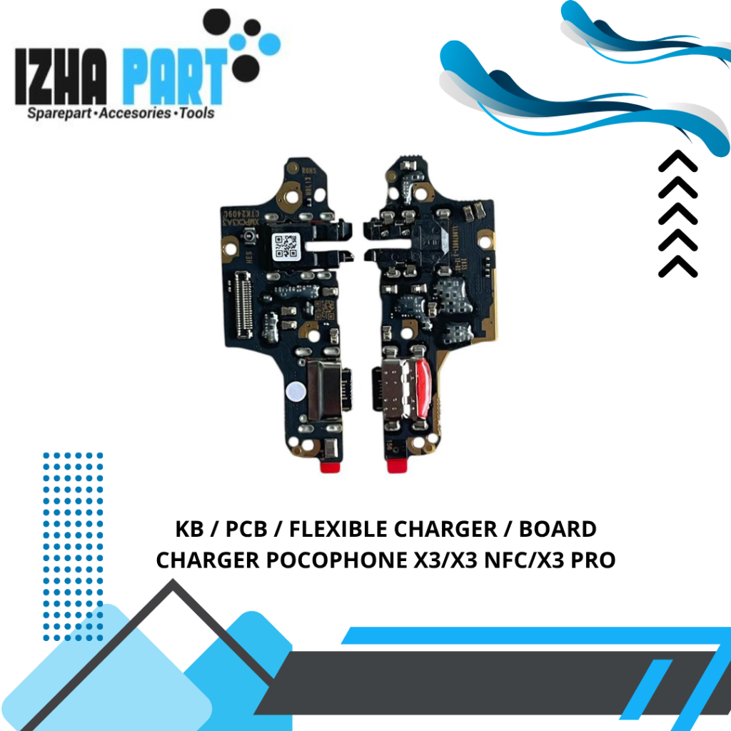 KB / PCB / FLEXIBLE CHARGER / BOARD CHARGER POCOPHONE X3/X3 NFC/X3 PRO