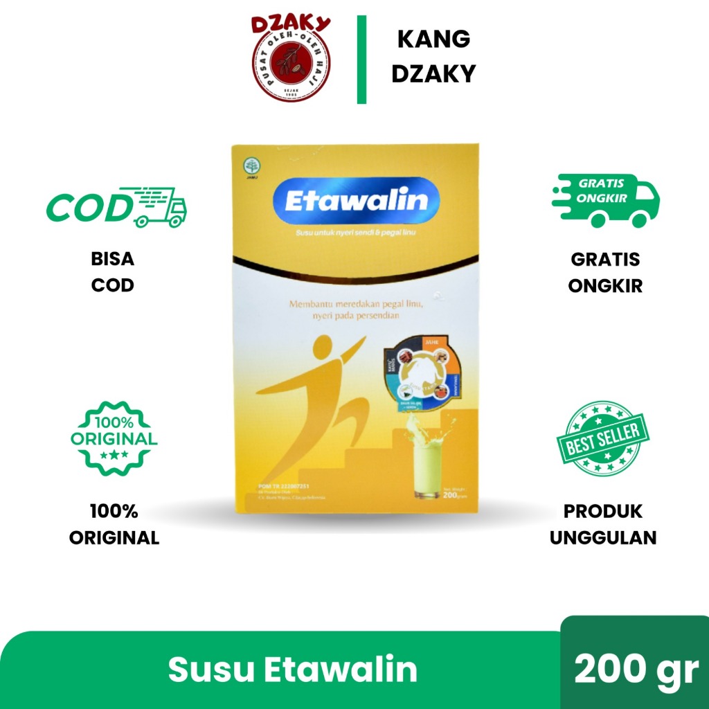 

Susu Etawalin 200gr Original - Susu untuk nyeri sendi dan pegal linu | Membantu meredakan pegal linu