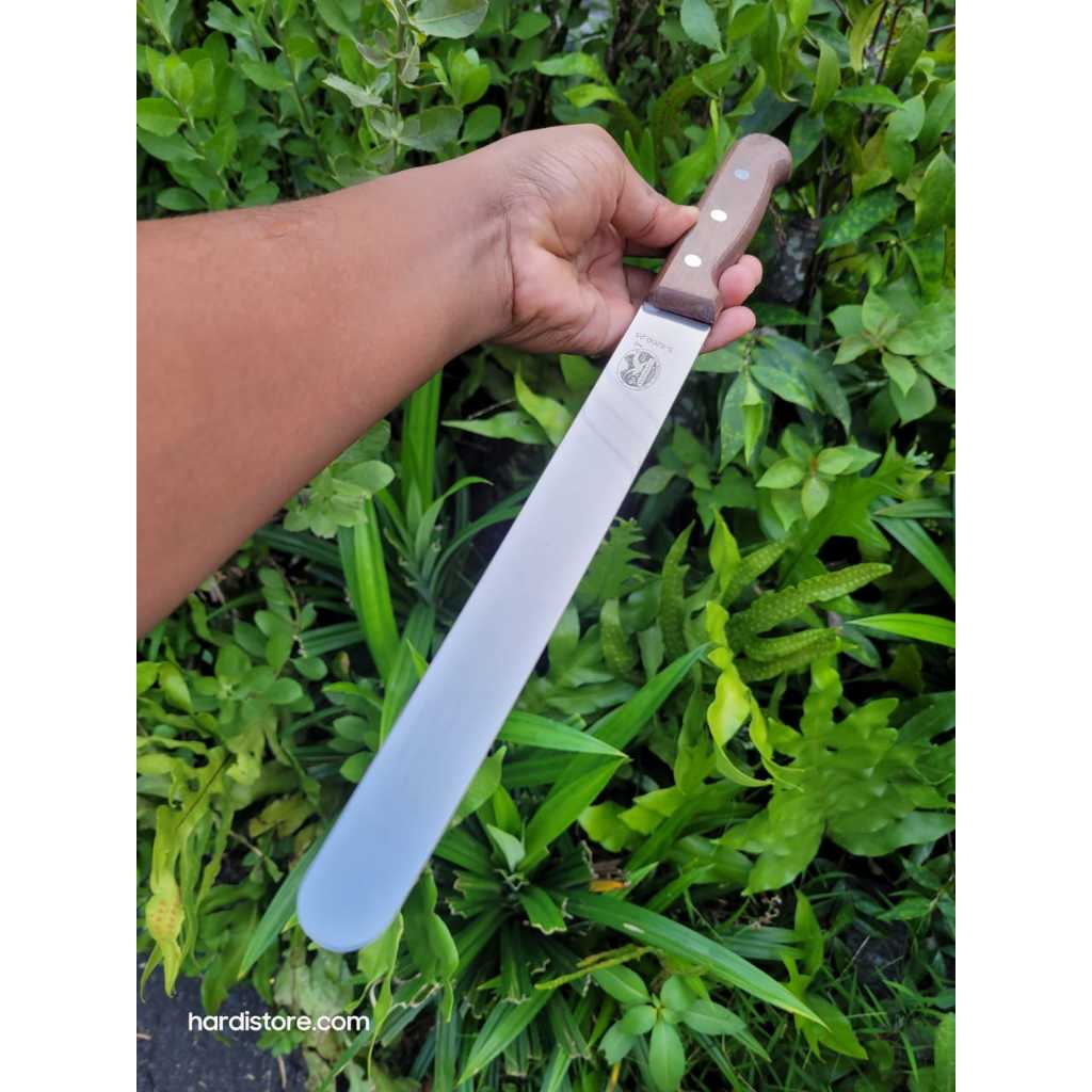 Pisau Iris Daging 25 cm Victorinox Ham Slicing Knife 5.4200.25 Rosewood Handle Original Swiss Cap Pa