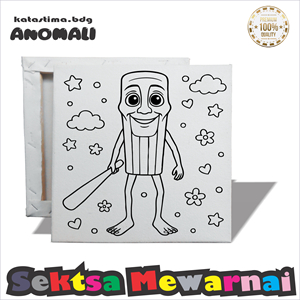 

ANOMALI Kanvas Sketsa Mewarnai 20x20 / Coloring Kanvas