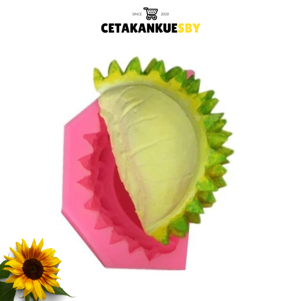 [CKS] Cetakan Fondant Clay Durian Cetakan Sabun Durian Silicone