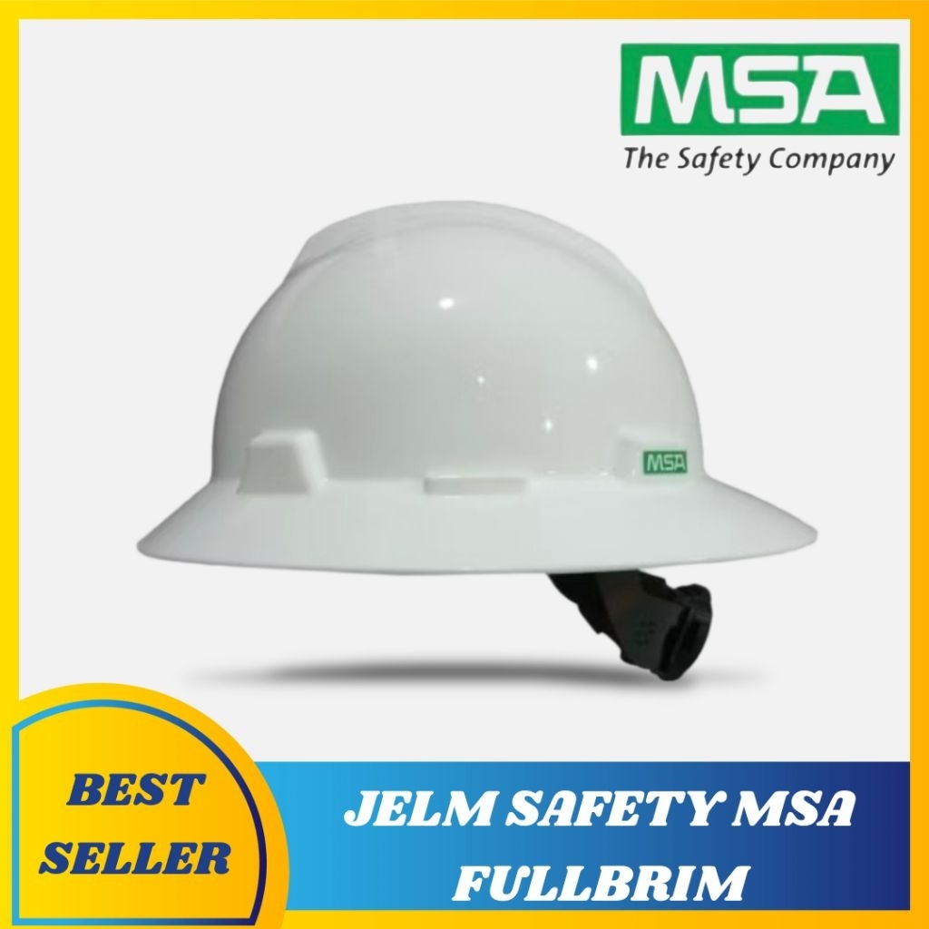 Helm Safety Proyek MSA Fullbrim Fastrac Original/ Safety Helmet MSA Fullbrim /Helm Safety MSA