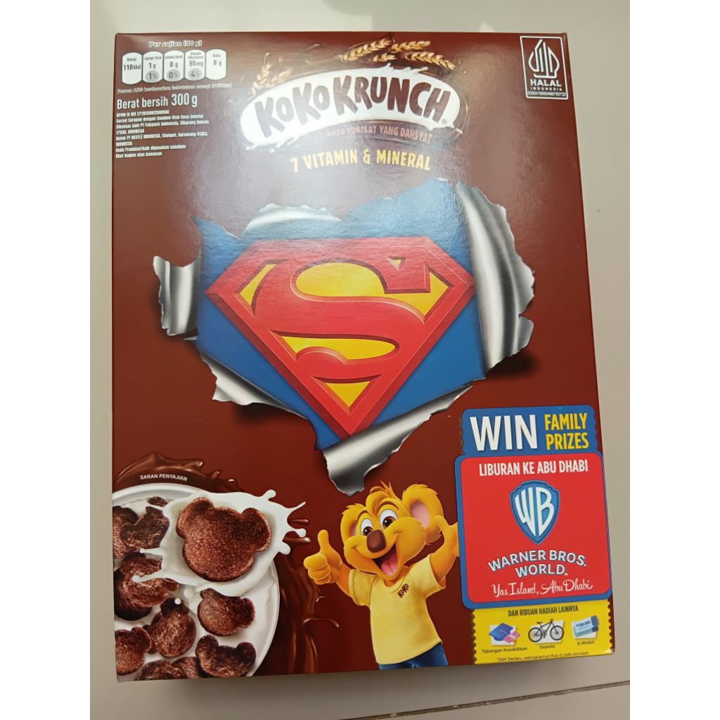 

Nestle Koko Krunch edisi spesial Superman 300 g