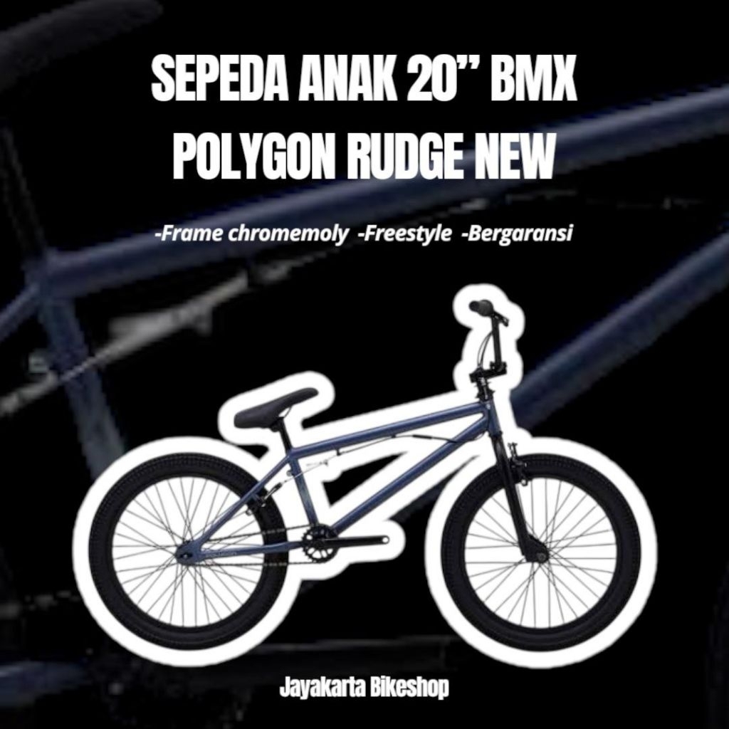 SEPEDA BMX 20 INCH | POLYGON RUDGE | SEPEDA ANAK & REMAJA GAYA FREESTYLE | ORIGINAL DAN BERGARANSI